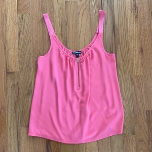 Express 1/4 zip tank top